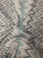 Geometric Chevron Pattern Fabric by the Metre -