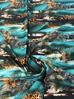 Abstract Animal Print Fabric by the Metre - Whotex Fabrics London