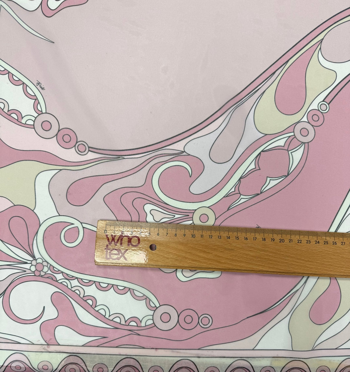 Abstract Swirl Print Chiffon Fabric by the Metre - Whotex Fabrics London