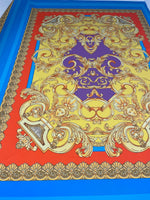 Baroque Gold Crepe Fabric by the Metre – Versace Inspired Material - Whotex Online Fabric Store