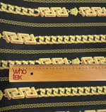 Black Gold Chain Print Fabric by the Metre - Whotex Fabrics London