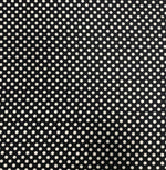 Black Polka Dot Fabric – Classic White Spot Print by the Metre - Whotex Fabrics London