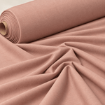 Blush Pink Cotton Linen Fabric by the Metre - Whotex Fabrics London