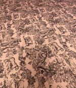 Camel Wild Forest Pattern Fabric – Multiple Fabric Options, Sold by Metre - Whotex Online Fabric Store