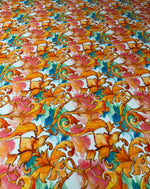 Colourful Baroque Spandex Fabric by the Metre - Whotex Fabrics London