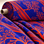 Coral Pattern Fabric Sold by Metre - Whotex Fabrics London