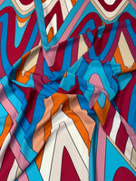 Geometric Print Fabric by the Metre - Whotex Fabrics London