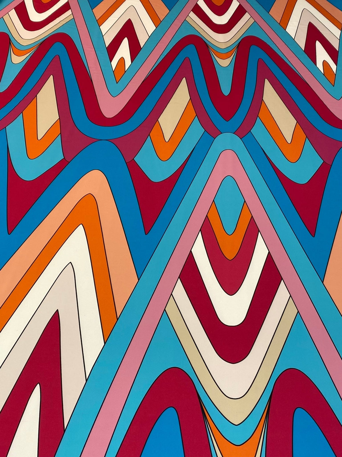 Geometric Print Fabric by the Metre - Whotex Fabrics London