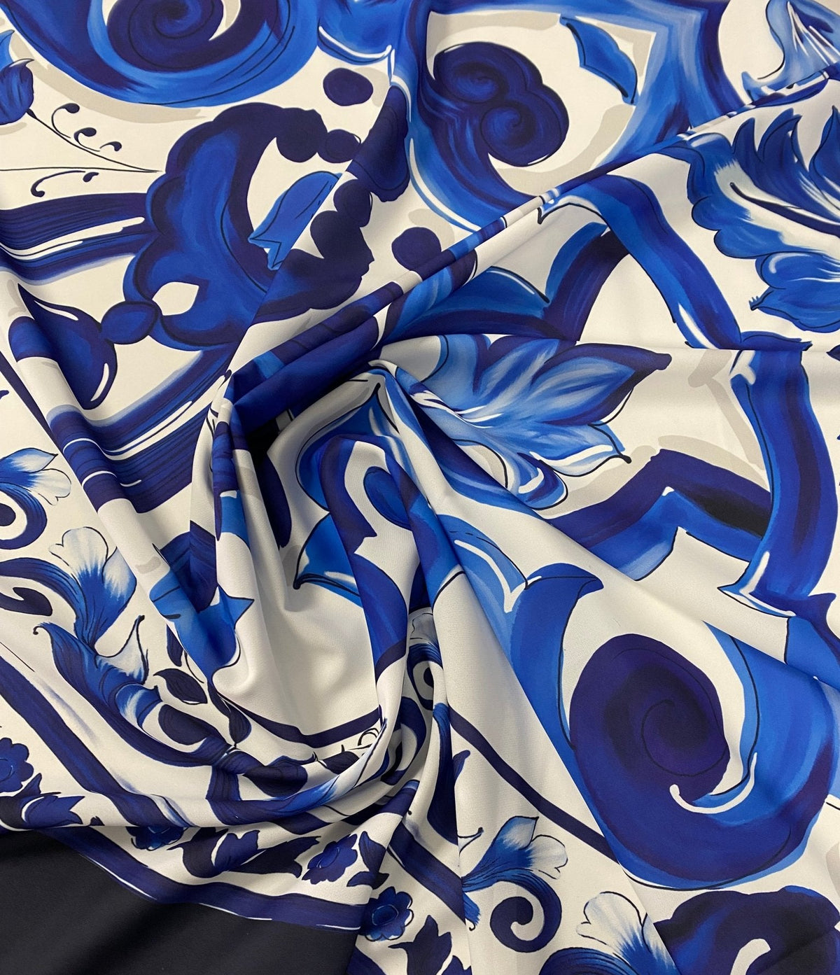 Golden Baroque Crepe Fabric by the Metre – Luxury Dress Material - Whotex Online Fabric Store