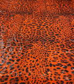 Luxury Orange Sequin Fabric by the Metre - Whotex Fabrics London