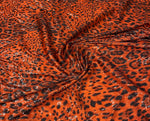 Luxury Orange Sequin Fabric by the Metre - Whotex Fabrics London