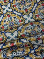 Majolica Pattern Fabric by the Metre - Whotex Fabrics London