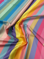 Multicolour Stripe Fabric by the Metre - Whotex Fabrics London