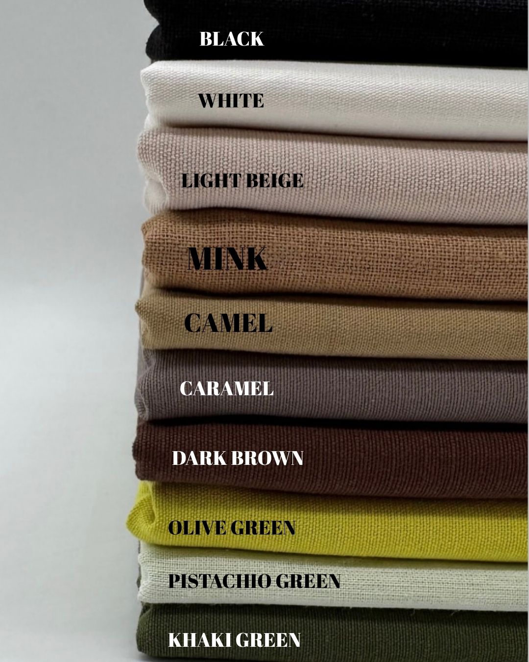 Organic Cotton Linen Fabric by the Metre – Sustainable Natural Blend for Dressmaking & Home Décor - Whotex Fabrics London