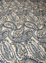 Paisley Print Chiffon Fabric by the Metre - Whotex Fabrics London