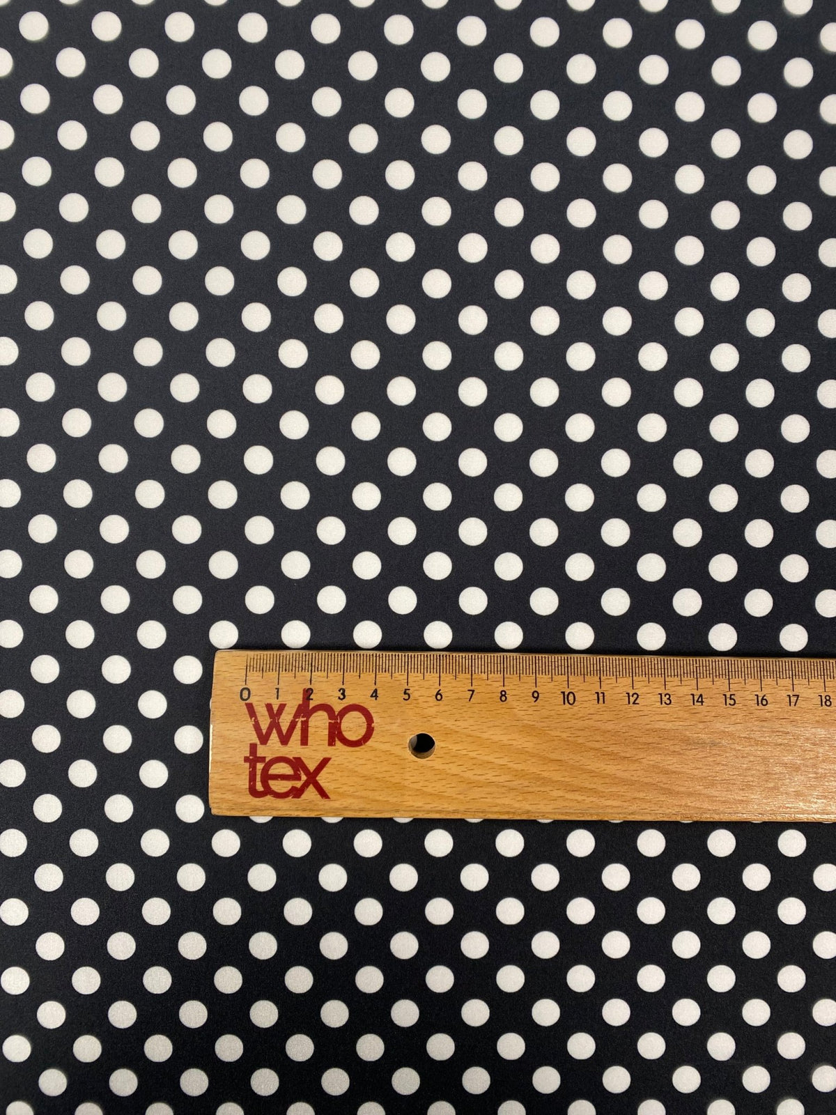 Polka Dot Lycra Stretch Fabric by the Metre - Whotex Fabrics London