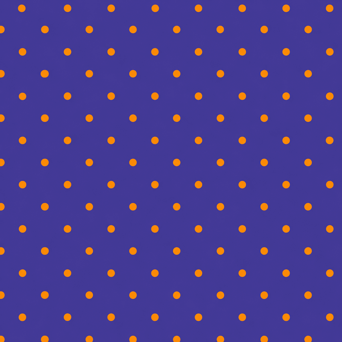 Purple with Orange Polka Dot Satin Fabric by the Metre - Whotex Fabrics London